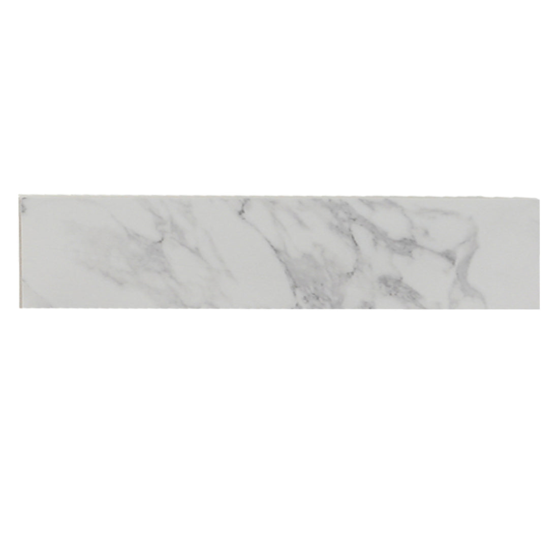 22" X 4" Bathroom Sink Side Splash, Size For Bathroom Vanity Sink Top, Engineered Marble Stone Side Splash, Bianco Carrara Wenato Color White Bathroom American Design Sintered Stone