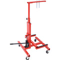 Hydraulic Door Remover And Installer Jack Hoist Lift Jack Stand Dolly Red Steel