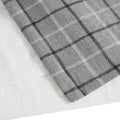 Plaid Rod Pocket And Back Tab Curtain Panel With Fleece Lining Only 1 Pc Panel Multicolor Polyester