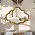Cloud Shape Gold Wall Mirror Antique Gold Antique,Art Deco,Classic,Luxury,Vintage Mirror,Pu