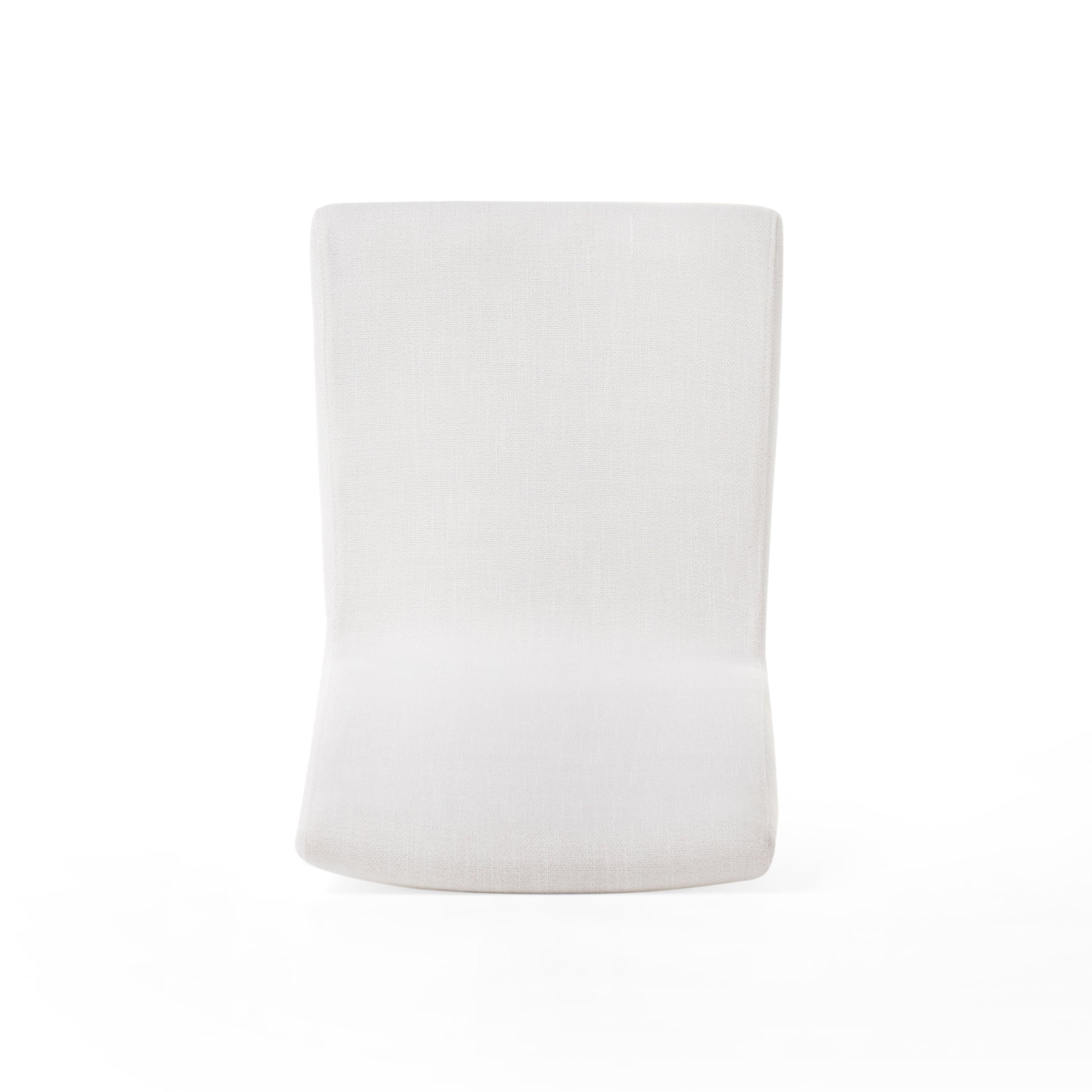 Dining Chair Light Beige Fabric