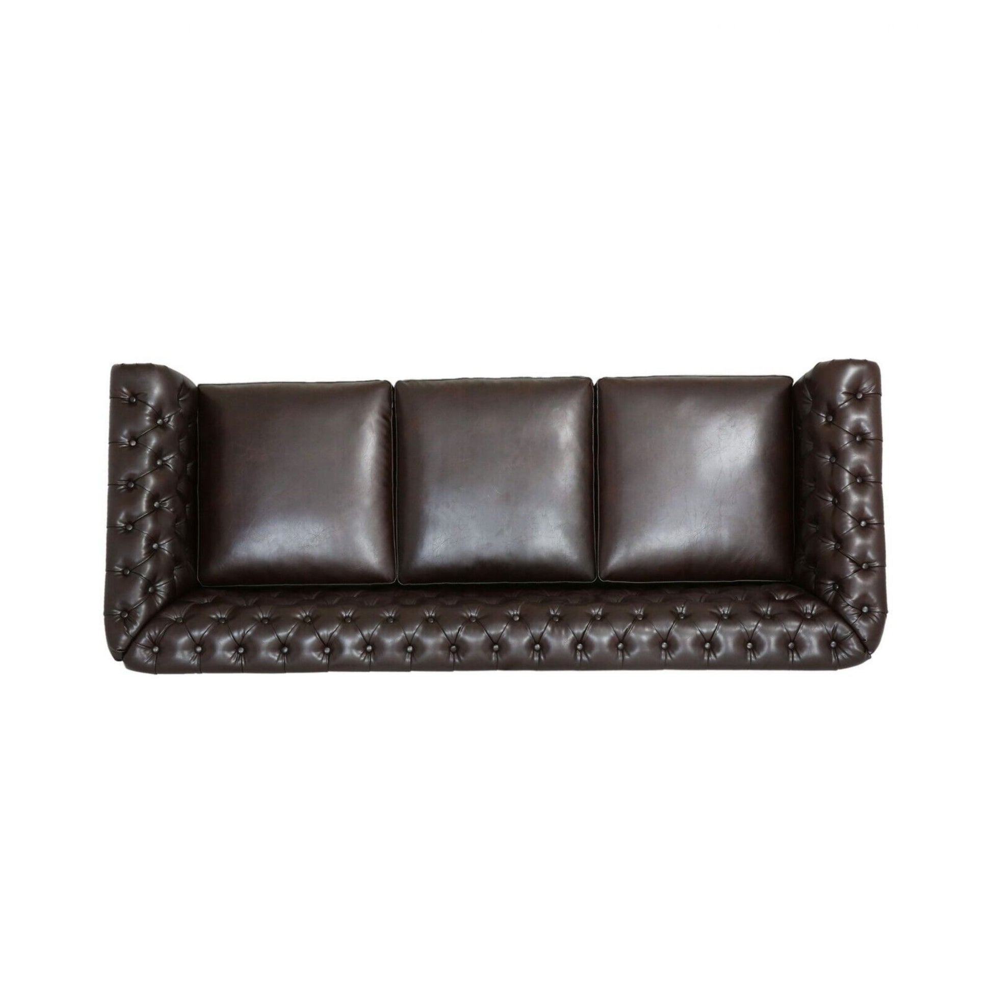 Contemporary Dark Brown 3 Seater Sofa, Combining Modern Chic With Timeless Elegance, A Stylish And Inviting Addition To Your Living Space, Perfect For Relaxing, Unwinding, And Enhancing Home'S Warmth Brown Velvet Wood Primary Living Space Medium Soft