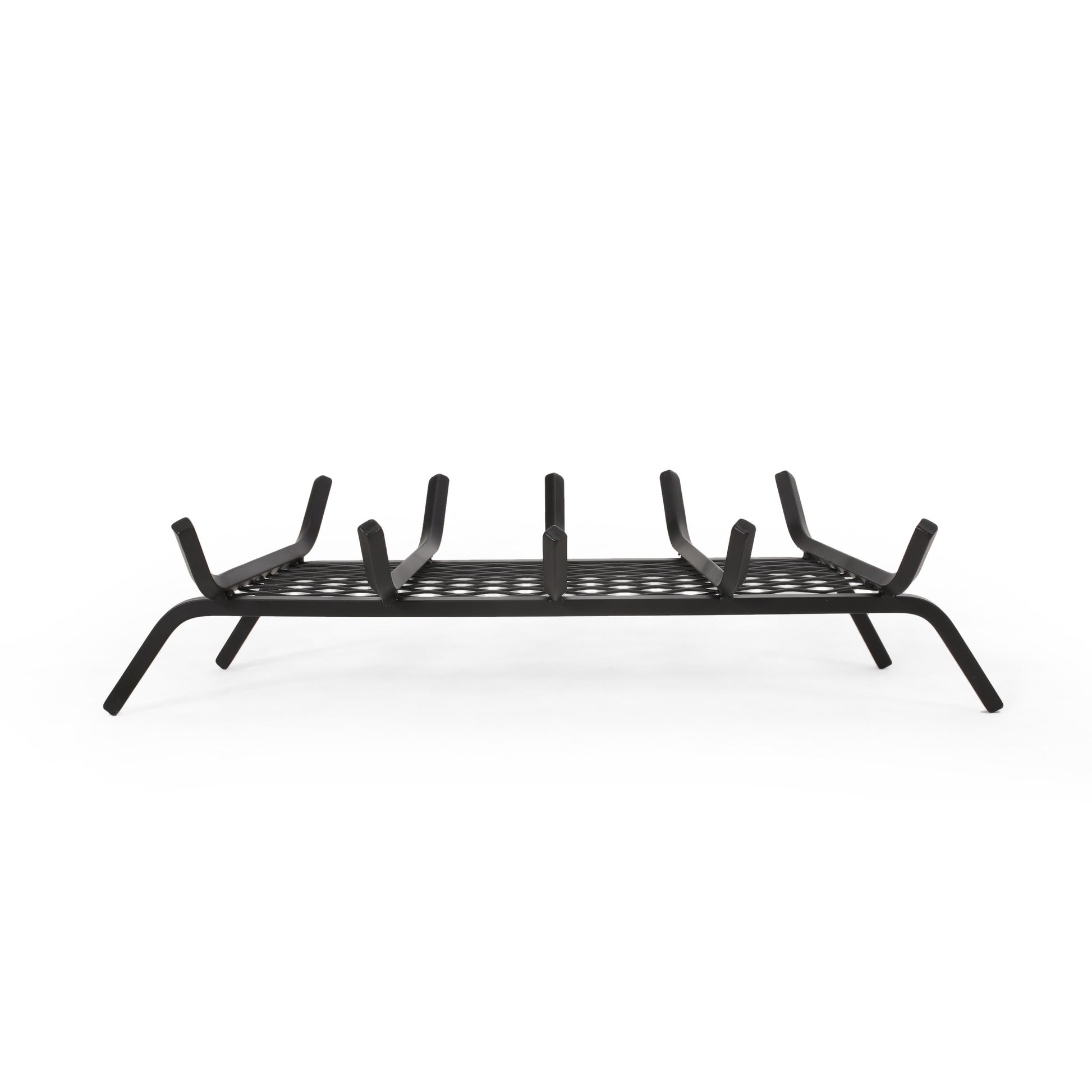 Log Holder Matte Black Iron