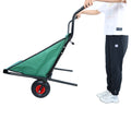 Collapsible Wheelbarrow 176 Lbs Folding Yard Garden Wheelbarrow Foldable Lightweight Gardening Heavy Duty Oxford Cloth Green Lawn Cart For Grass, Leaf, Garden Supplies, 10