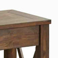 Lenka Sofa Table Brown Brown Wood