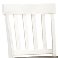 Joanna Counter Chair Set Of 2 Two Tone White Wood