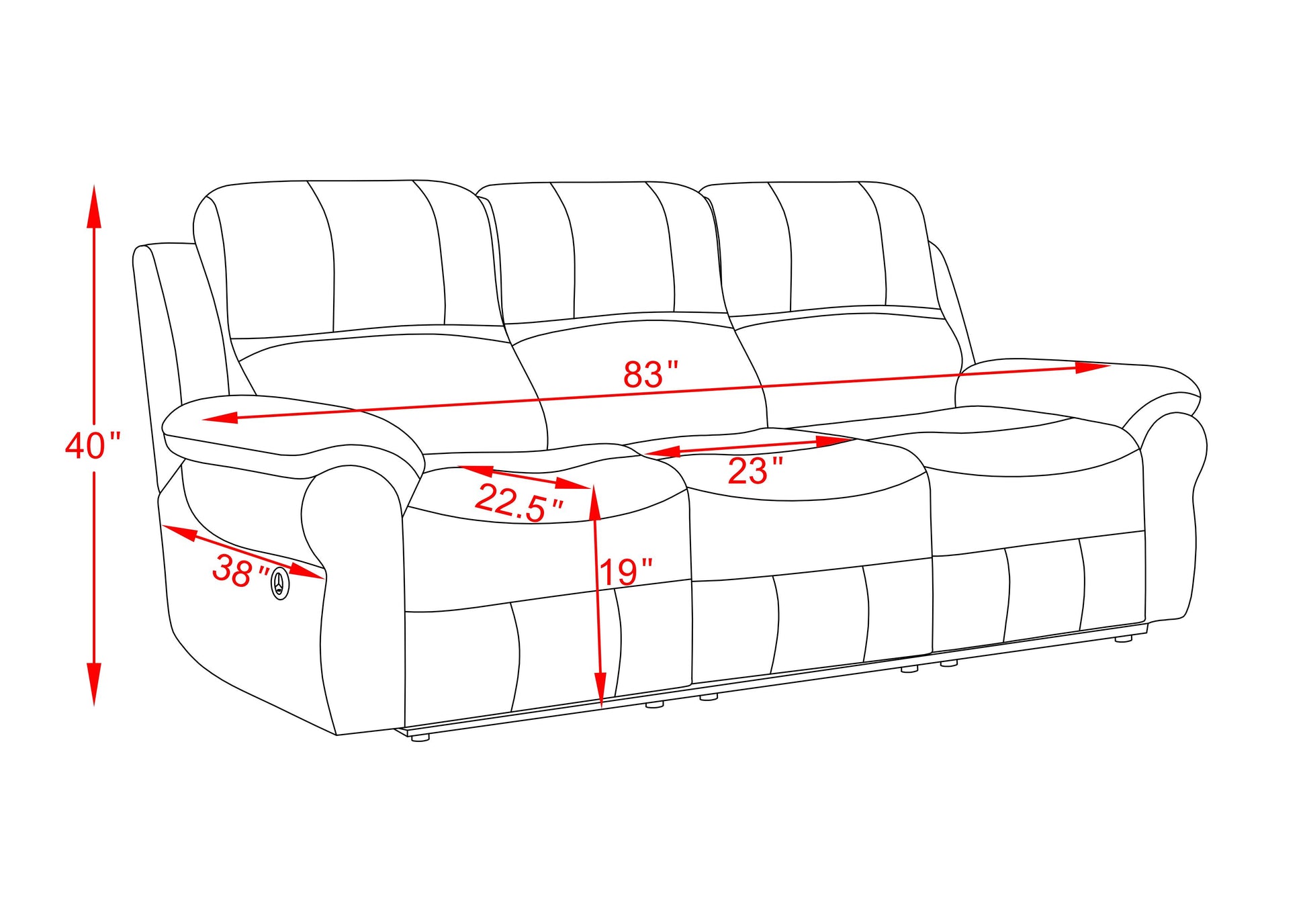 Fabric Power Reclining Sofa With Drop Down Table,Usb Button And Wireless Charger Khaki Khaki Primary Living Space Tech Cloth 3 Seat