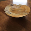 Elegant Decorative Wooden Bowl, Brown Brown Wood