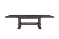 Napa Dining Table Brown Dark Brown Wood