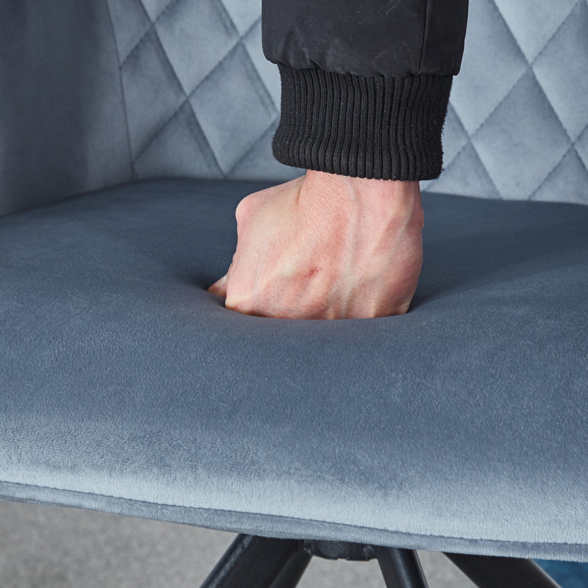 Accent Chair, Dining Chair Upholstered Backrest Seat Chairs For Home Kitchen Living Rooms Velvet Upholstered Contemporary Vanity Chair Blue Velvet