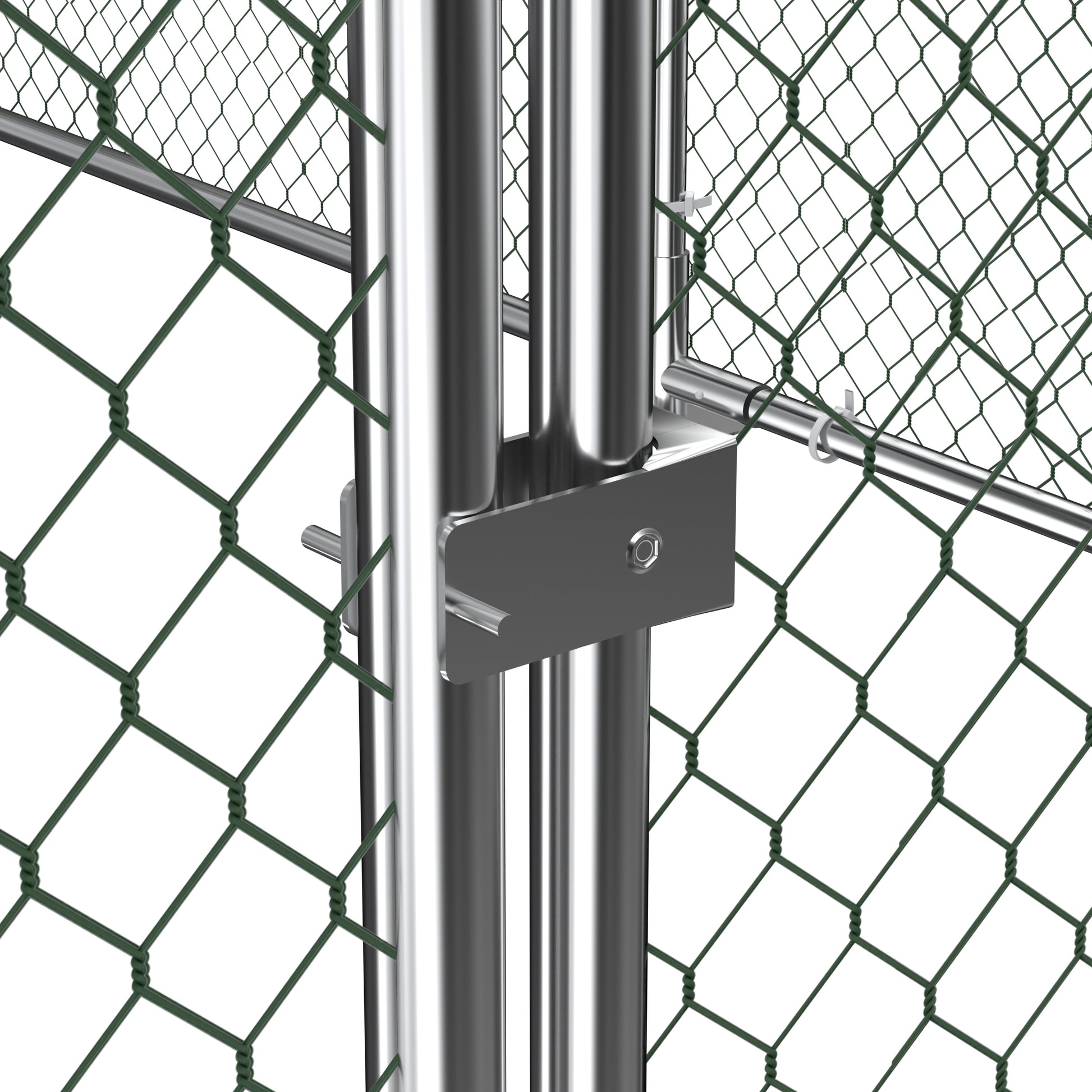 Large Metal Chicken Coop, Walk In Chicken Coop, Galvanized Wire Poultry Chicken Coop, Rabbit Duck Coop With Waterproof And Uv Protection Cover For Outdoor, Backyard And Farm. 9.8' W X 13.1' L X 6.6'