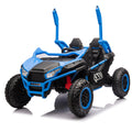 24V Two Seater Kids Ride On Utv W Parents Control,20In Seat Width,400W Super High Power,Four Wheel Suspension,Bluetooth,Mp3,Usb,Led Light,Horn,Rear Storage Space,Speeds 3.73 4.97Mph For Kids Aged 3