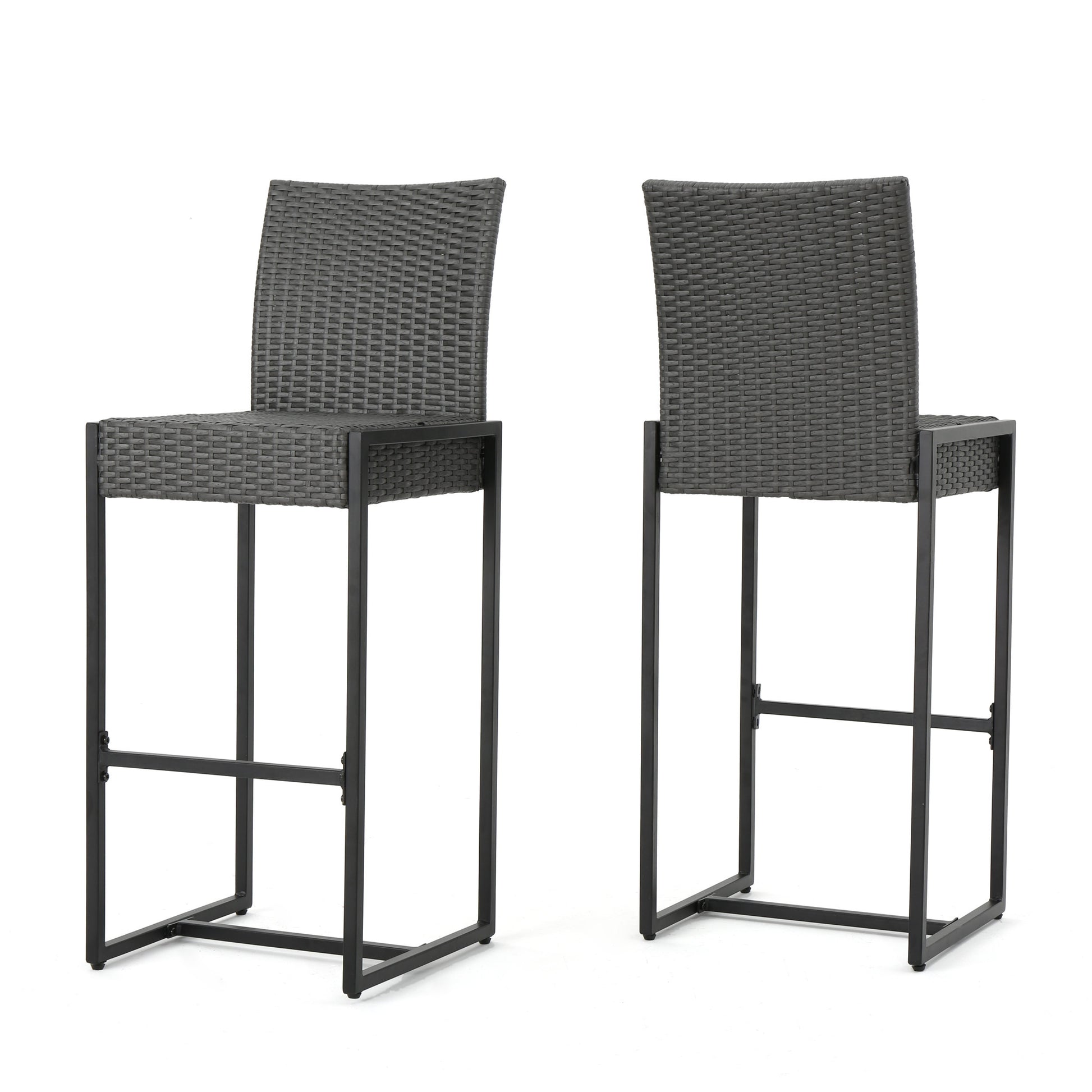 Conway Barstool Grey Rattan