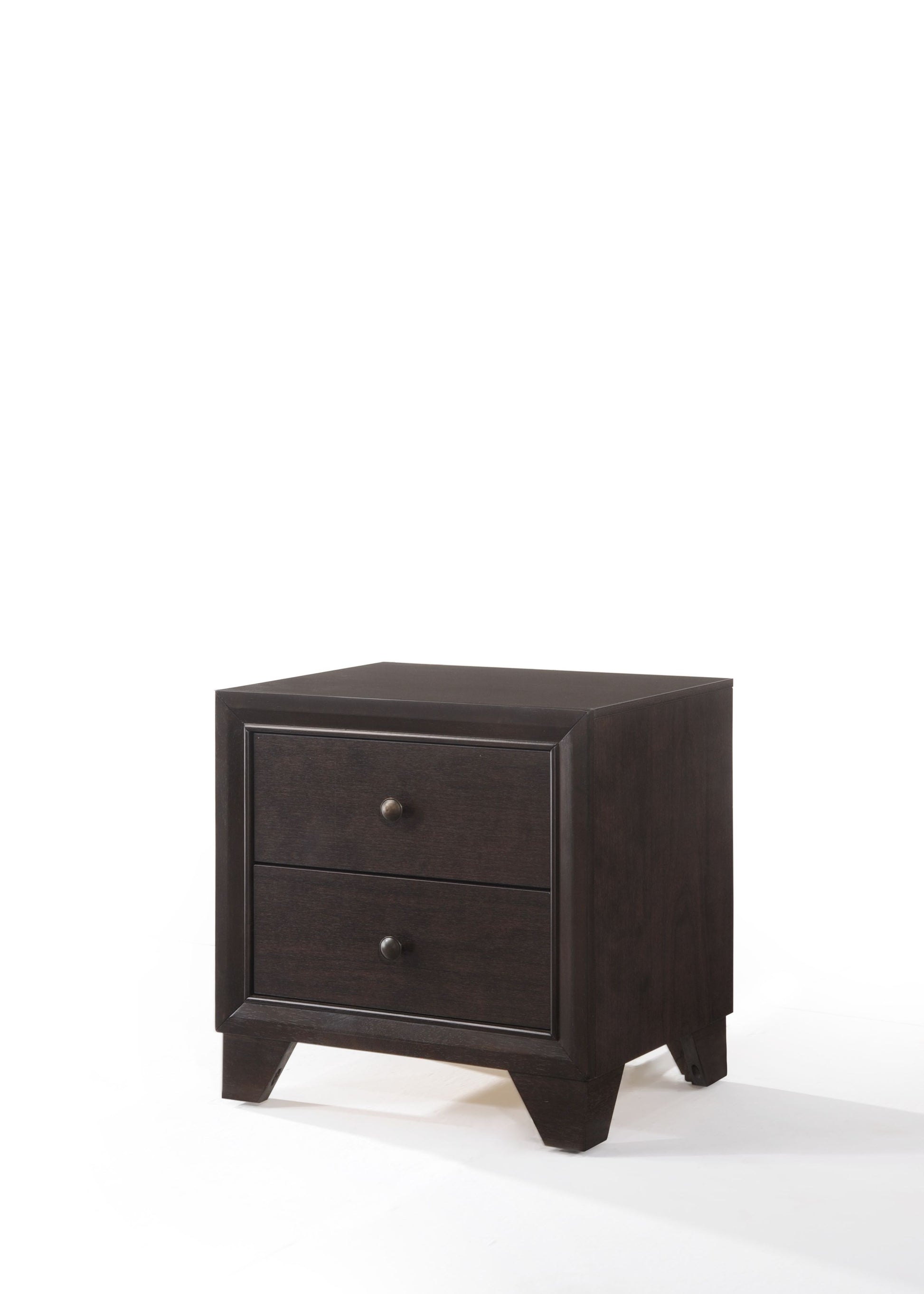Madison Espresso Finish Nightstand Espresso Synthetic Wood