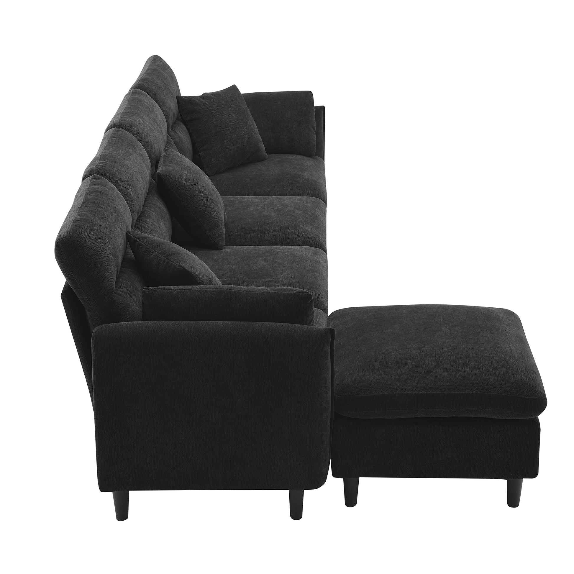 5003B Package Black Chenille 1 Seat