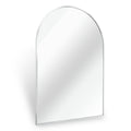 Silver 24X32 Inch Metal Arch Barhroom Mirror Silver Classic Mdf Glass Aluminium