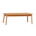 Contemporary Eucalyptus Wood Patio Coffee Table