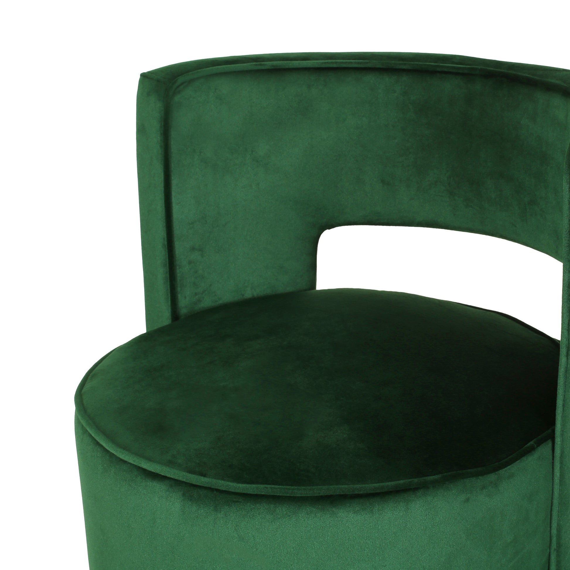 Swivel Arm Chair Emerald Velvet