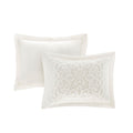 3 Piece Tufted Cotton Chenille Bedspread Set Off White Full Queen Off White Cotton