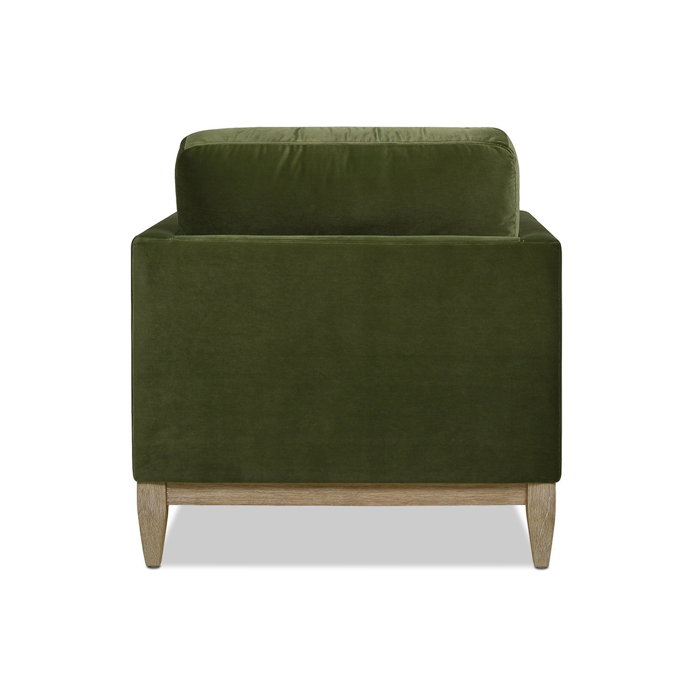 Knox 65" Modern Farmhouse Chaise Lounge Chair, Olive Green Performance Velvet Olive Green Foam Velvet