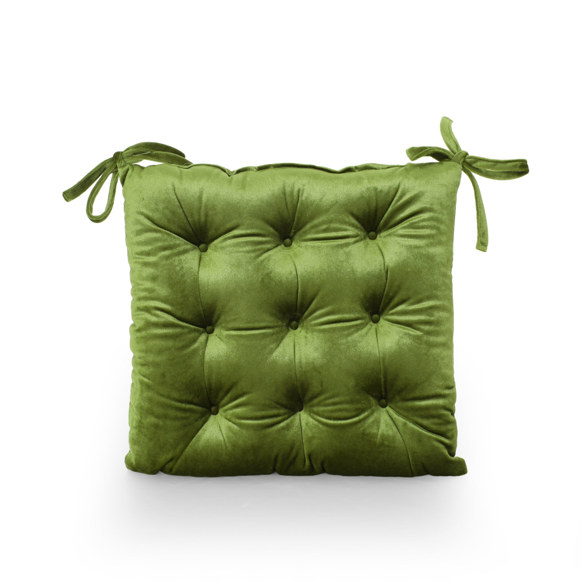 Chair Cushion Sage Velvet