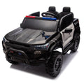 24V Two Seater Kids Ride On Electric Pickup,Kids Ride On Toy W Parents Remote Control,4Wd 800W Motors,Two Safety Belts,High Gate Safety Design,Top Warning Light, Speed 2.49 3.73Mph For Kids Aged 3 . Black 50 99 Lbs Polypropylene