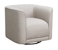 Brella Tan Swivel Accent Chair Tan Foam Engineered Wood