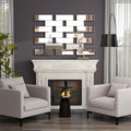 Large Framless Rectangular Accent Wall Mirror 47.2