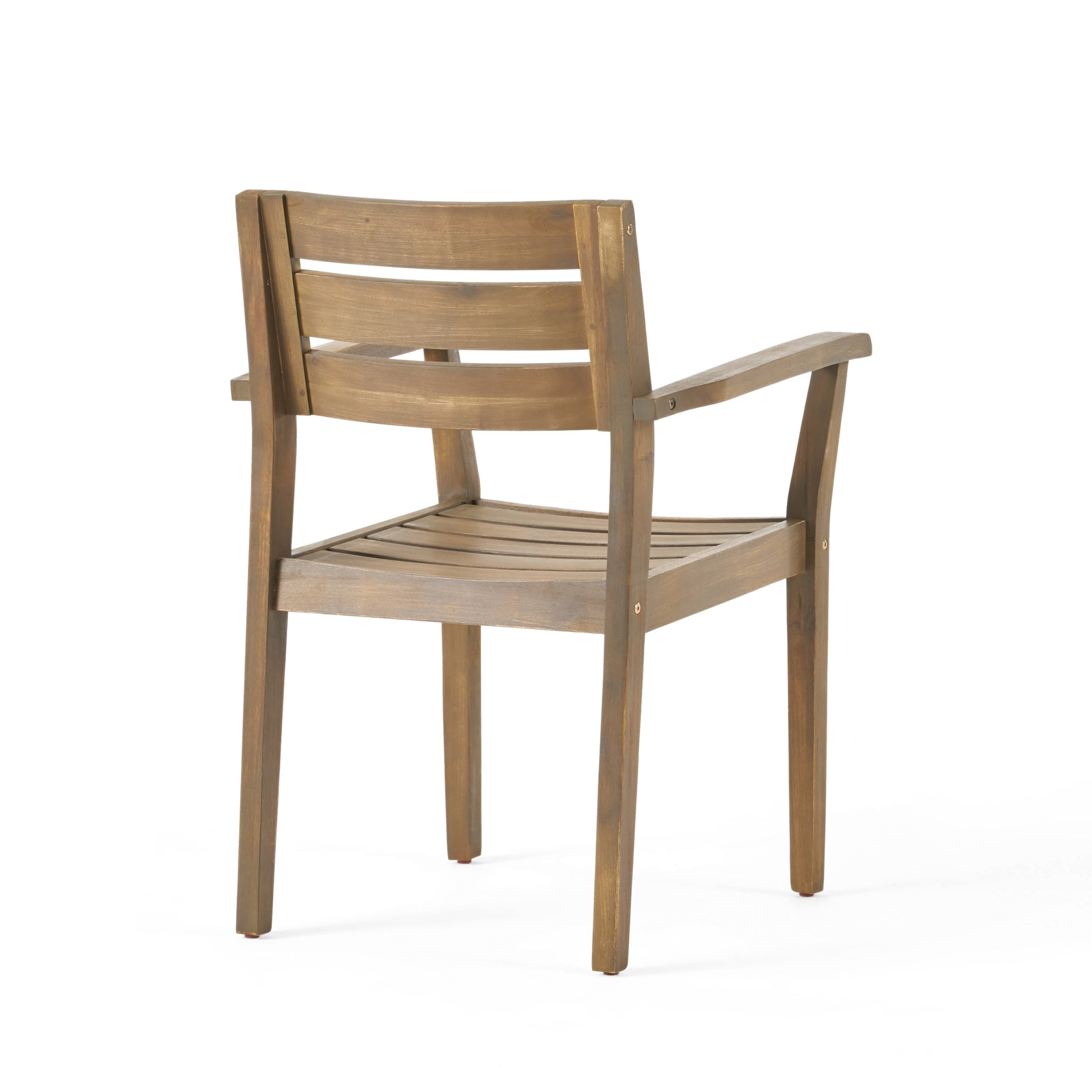 Stamford Dining Chair,Set Of 2 Grey Acacia Wood