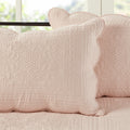 6 Piece Reversible Soped Edge Daybed Cover Set Blush Daybed Blush Microfiber