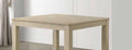 Beautiful Cream Color Counter Height 1Pc Dining Pub Height Square Table Dining Room Wooden Furniture Cream Seats 4 Espresso Dining Room Traditional Rectangular Square Wood
