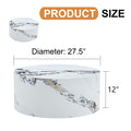 The Cylindrical Table With Its Patterned Design Can Be Easily Integrated Into A Variety Of Interior Styles, From Coffee Tables To Small Dining Tables, Workbenches Or Makeshift Writing Desks. White Mdf