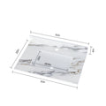 31 Inch Marble Vanity Top, Bathroom Vanity Top With Undermount Rectangular Middle Sink And 4