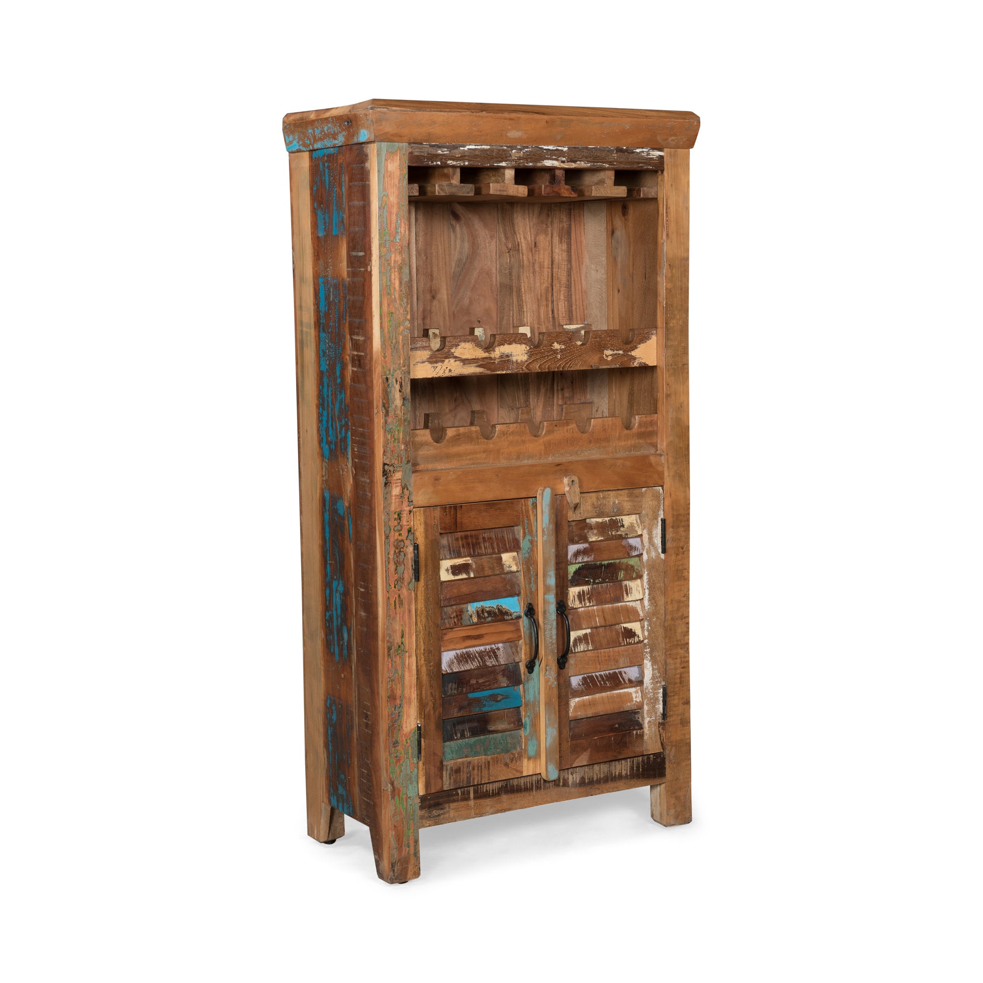 Bar Cabinet Natural Wood