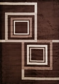 Jersey Area Rugs, Carpets For Livingroom, 7X10 Area Rugs ,1925 Brown Rectangle 8&10 Brown Contemporary Abstract Polypropylene