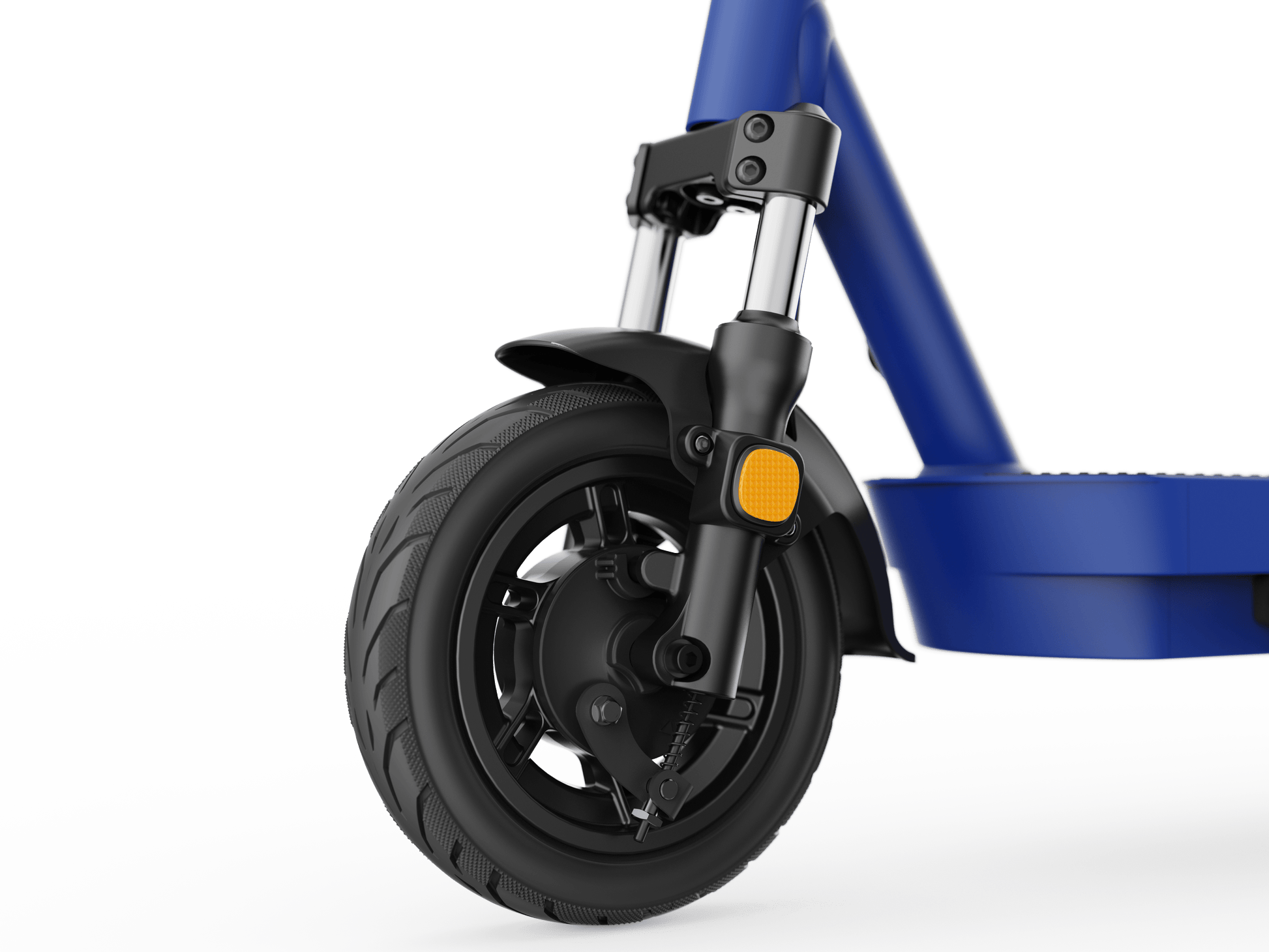 Dual Suspension Electric Scooter W 43.5 Miles Max Operating Range & 24 Mph Max Speed Blue Blue Aluminum