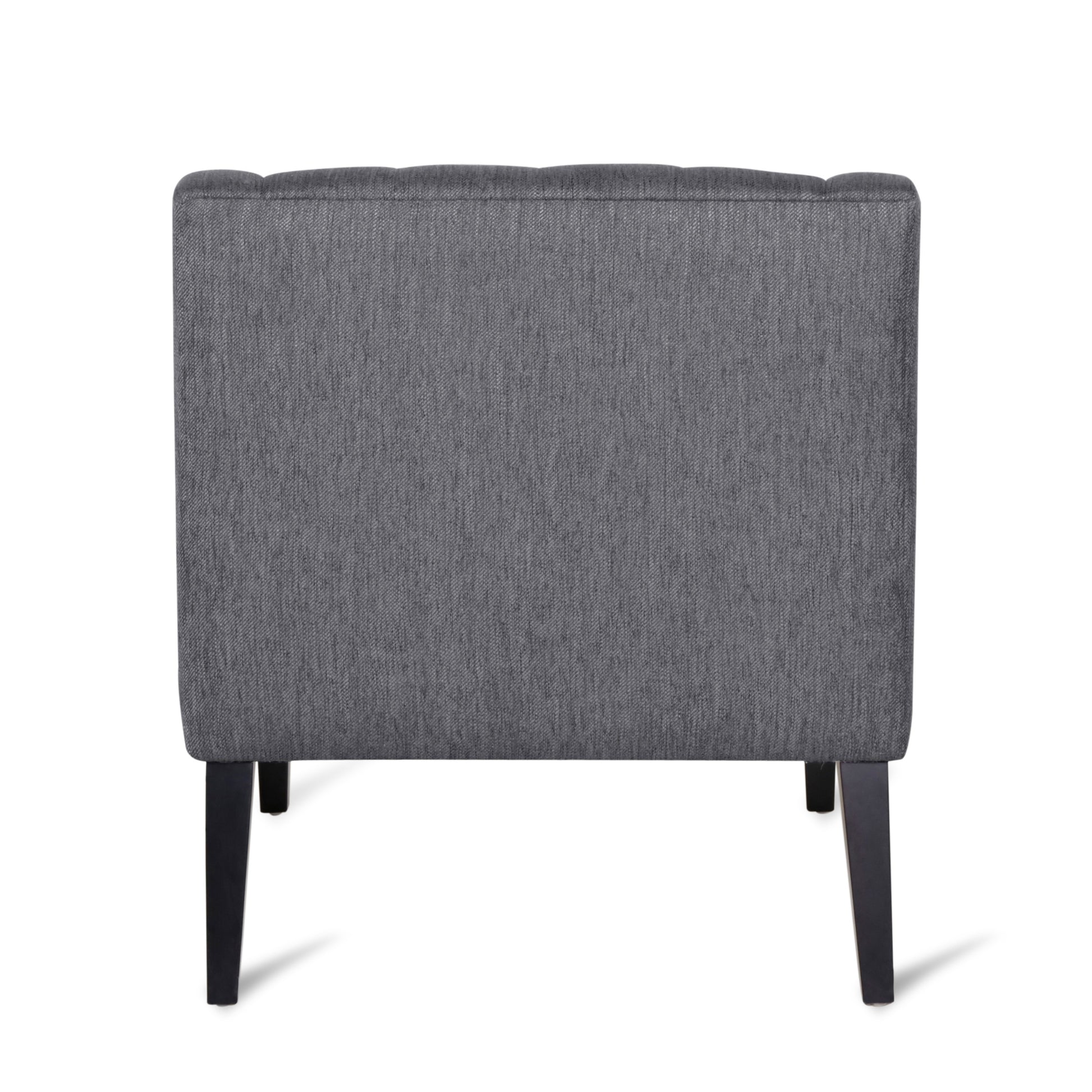 Accent Chair Charcoal Fabric