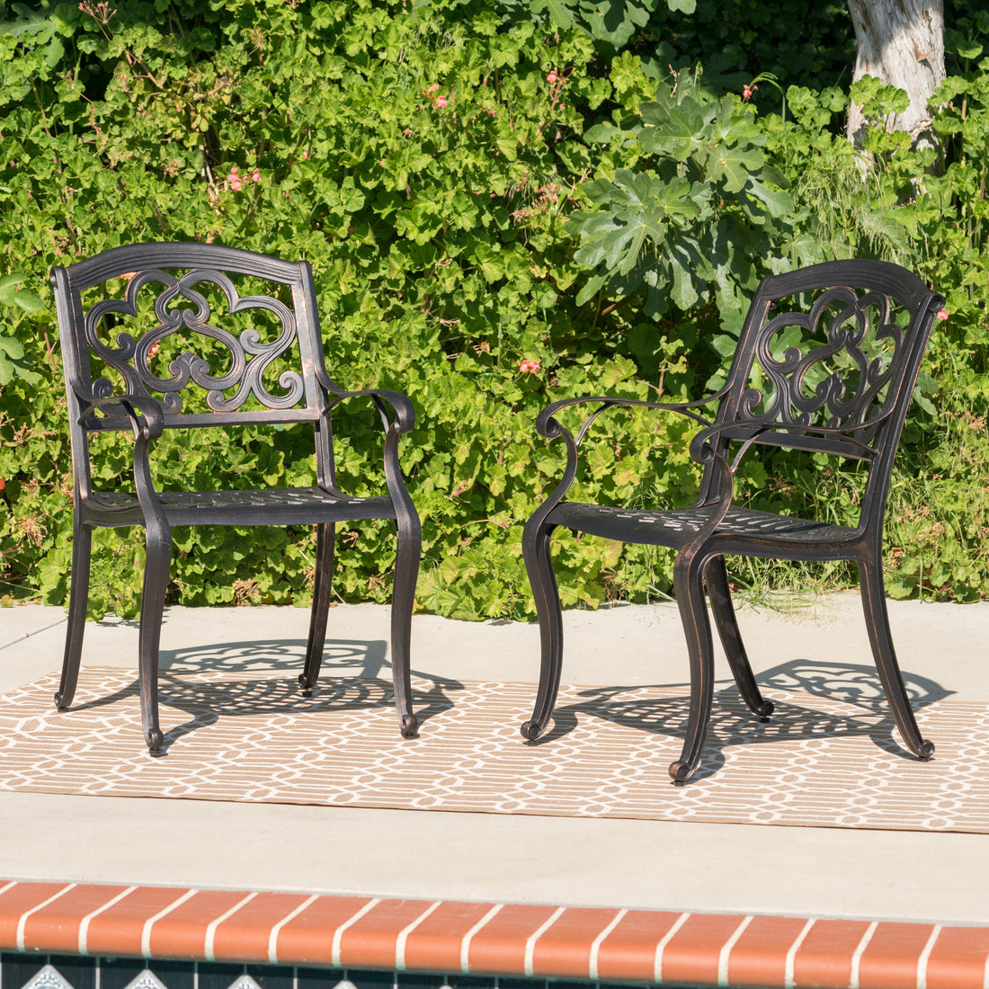 Austin Chair Set Of 2 Copper Aluminium