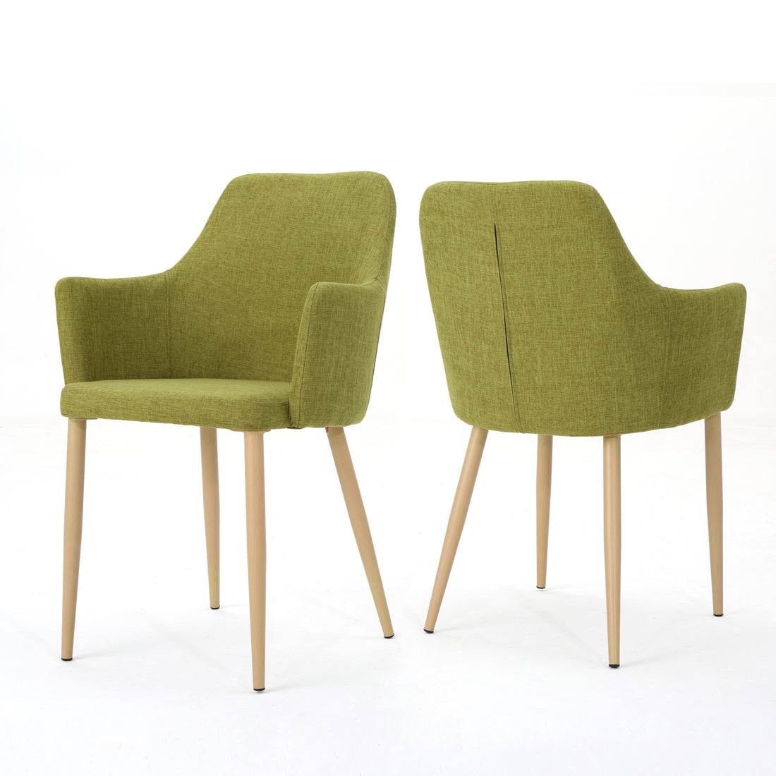 Dining Chair Green Fabric