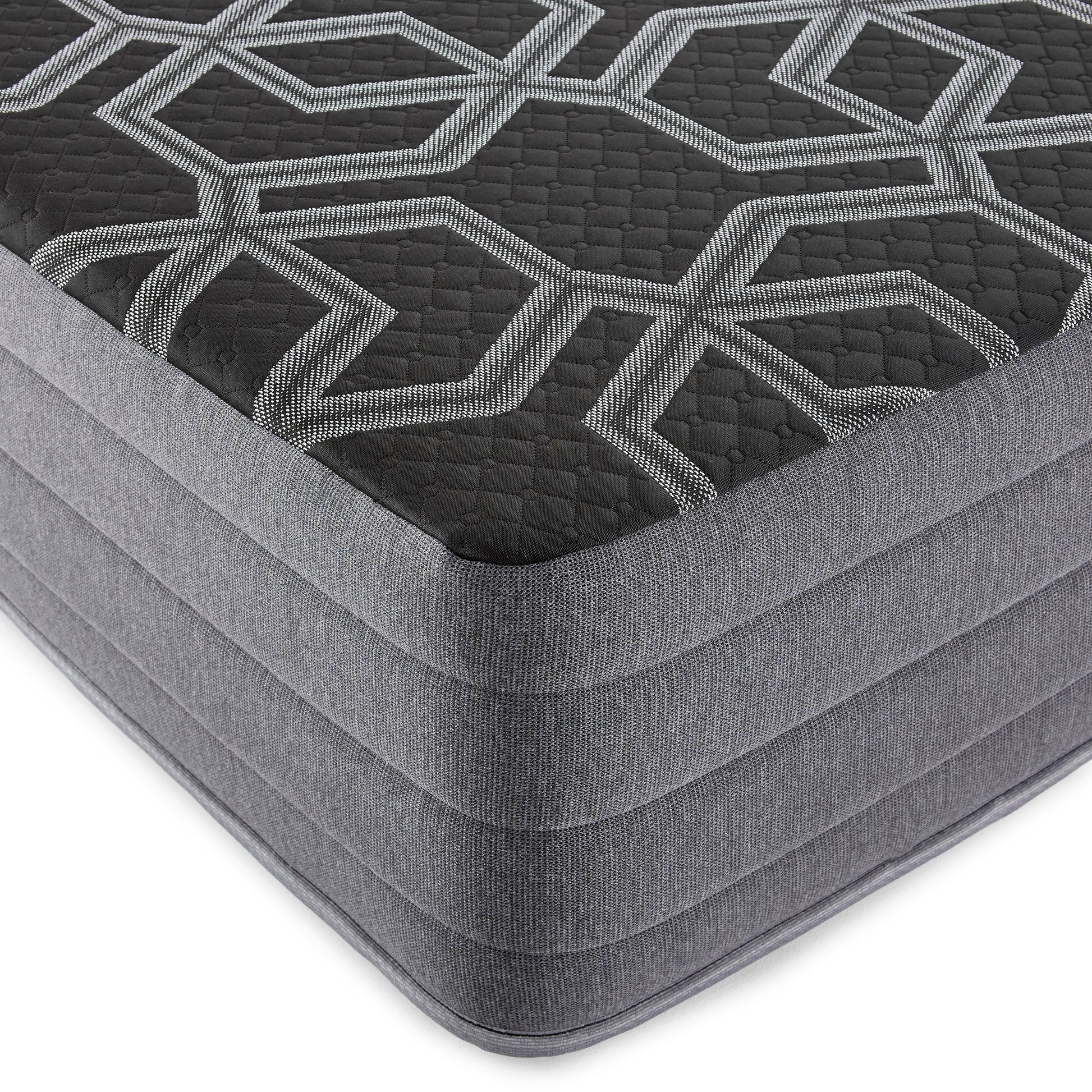 10" Smooth Top Foam, Lux Firm, King Mattress Black Foam King