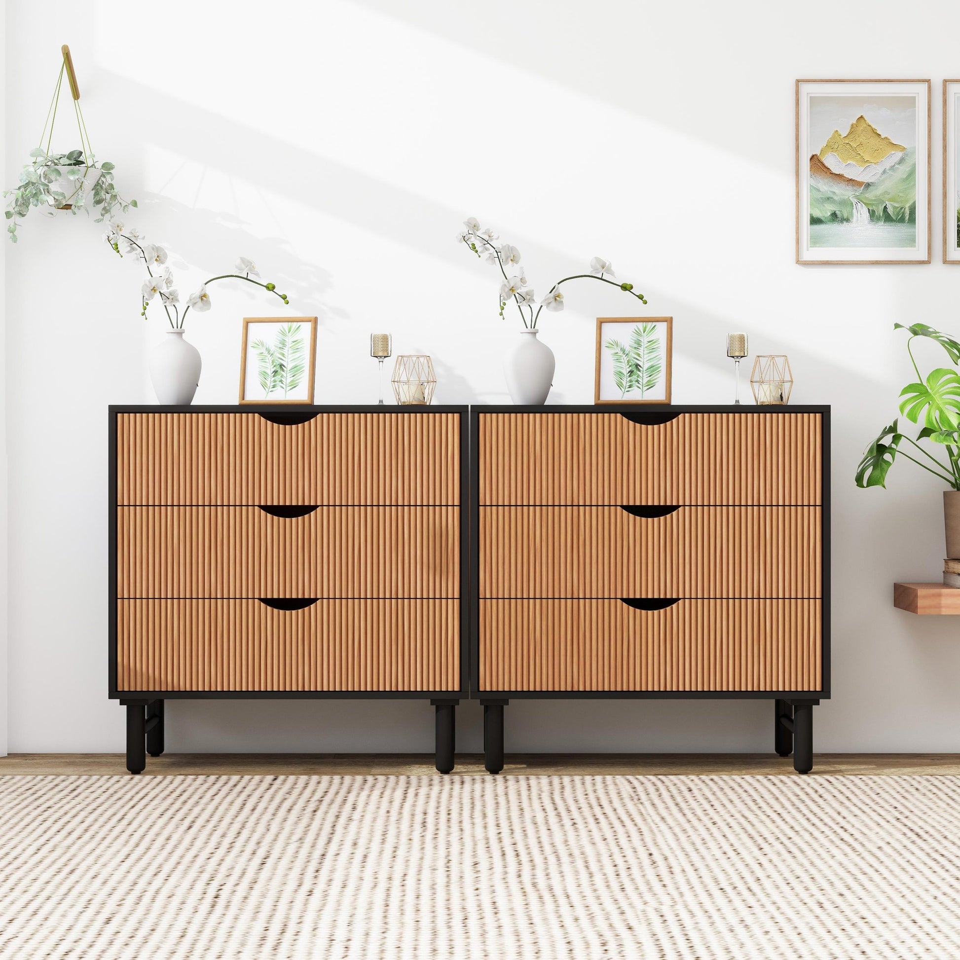 3 Drawer Cabinet, Suitable For Bedroom, Living