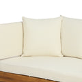 Serene Daybed Full Teak Fabric