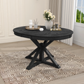 Retro Functional Extendable Dining Table With A 12