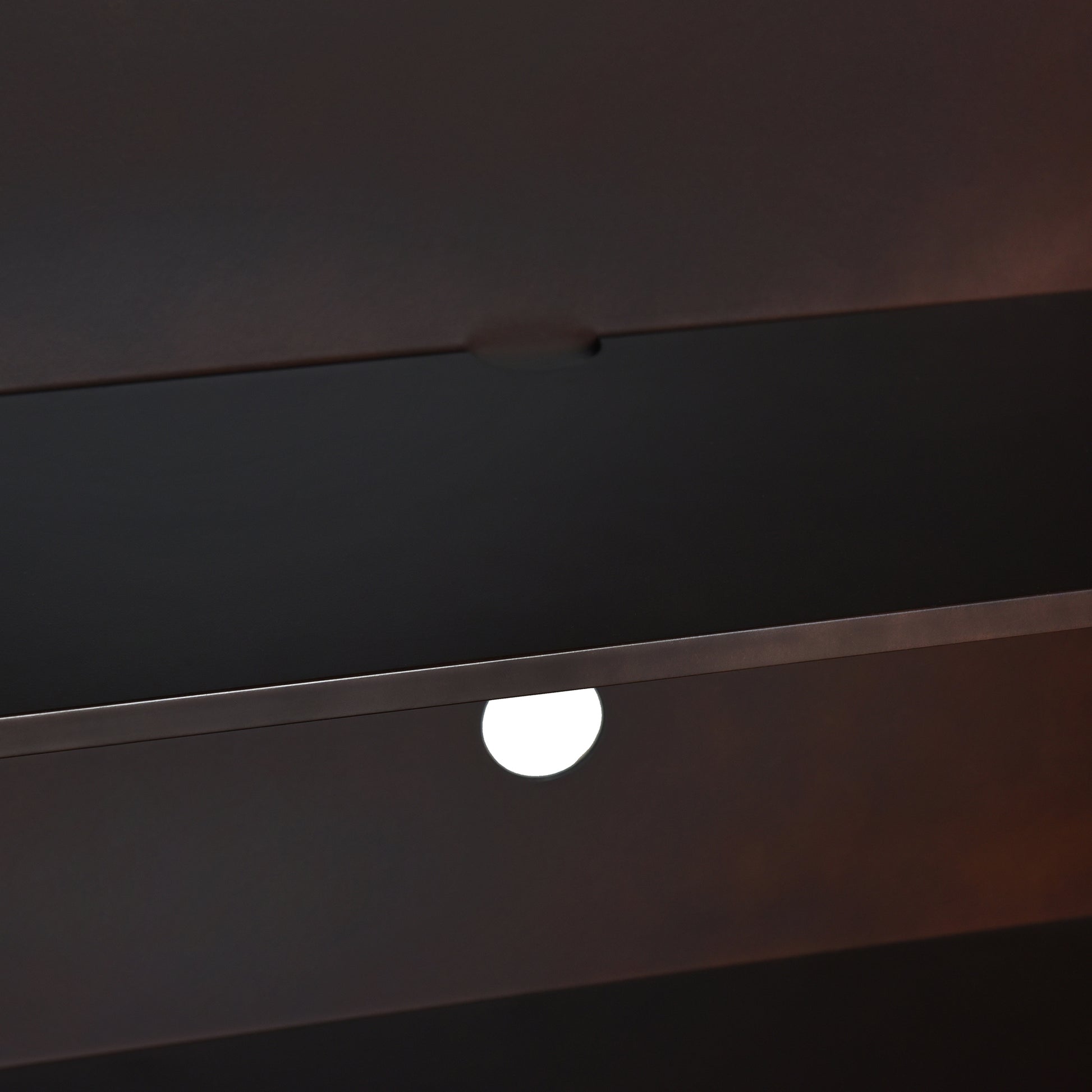 4 Door Large Storage Retro Sideboard With Adjustable Shelves And Long Handles For Kitchen, Dining Room And Living Room Espresso Espresso Mdf