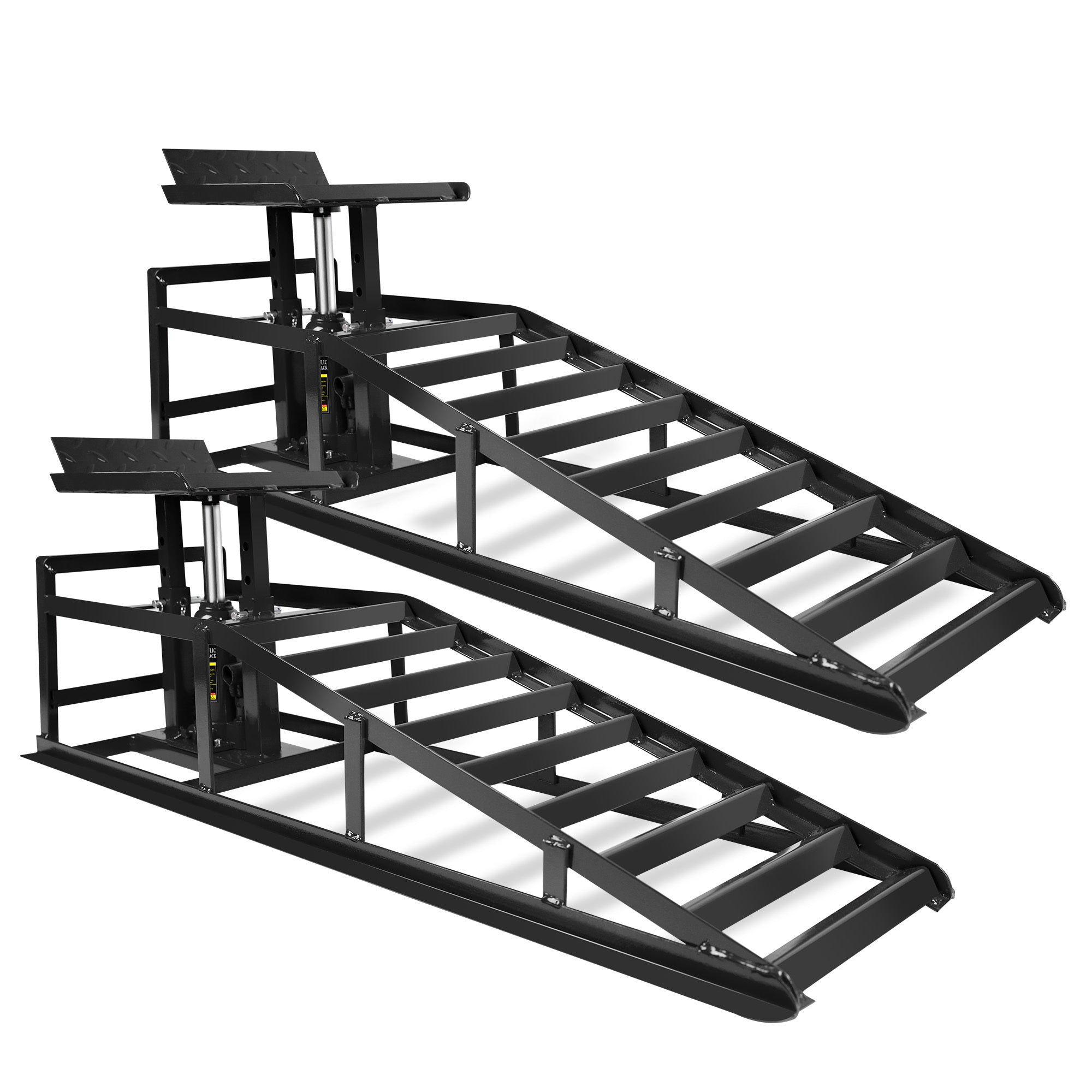 Car Ramps 2 Pack Car Ramps For Oil Changes Heavy Duty Steel Hydraulic