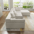 Modern Upholstered Sectional Sofa Couch Set,Modular 108