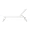 Myers Chaise Lounge Mp2 White Metal Mesh