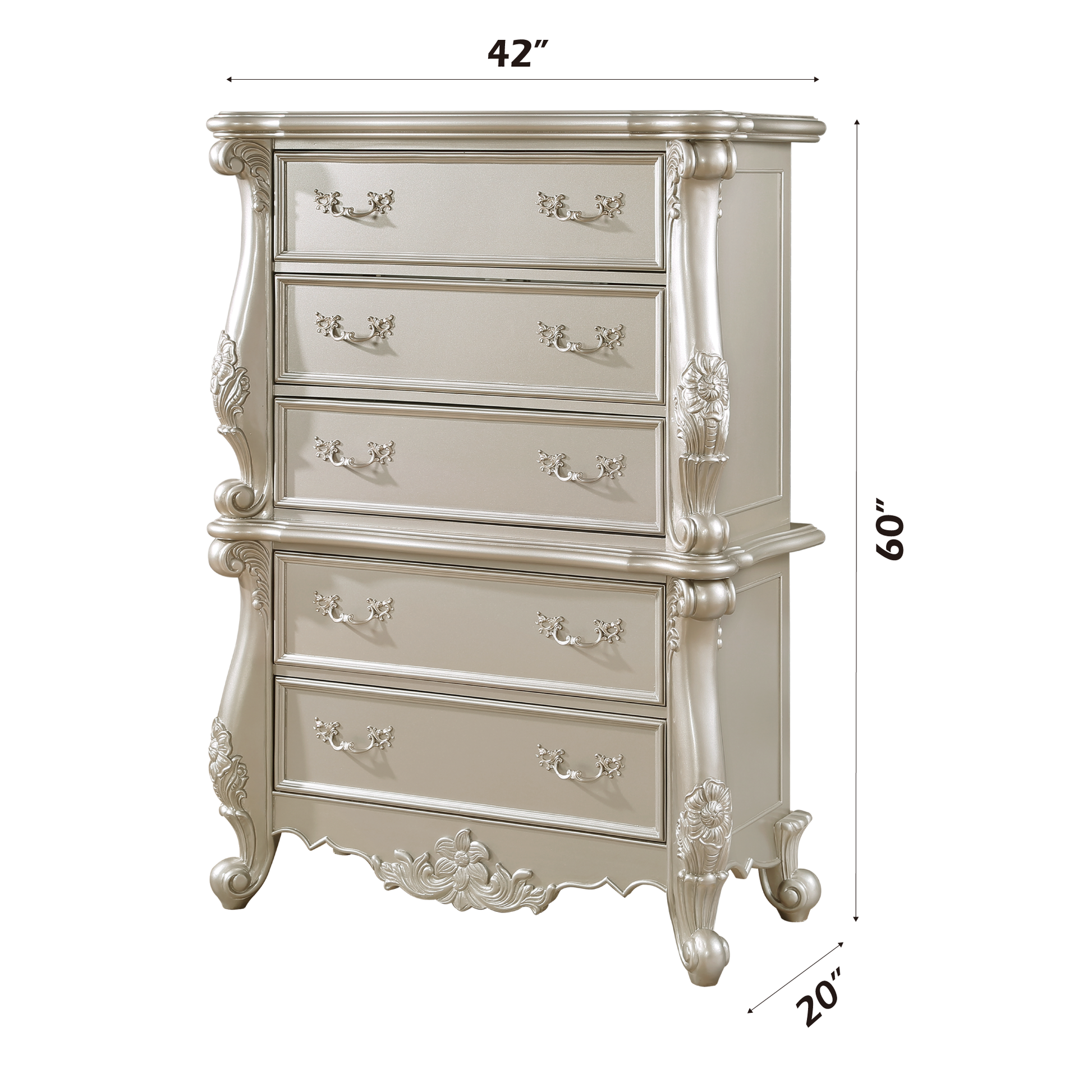 Bently Chest, Champagne Finish Bd02293 Champagne Wood