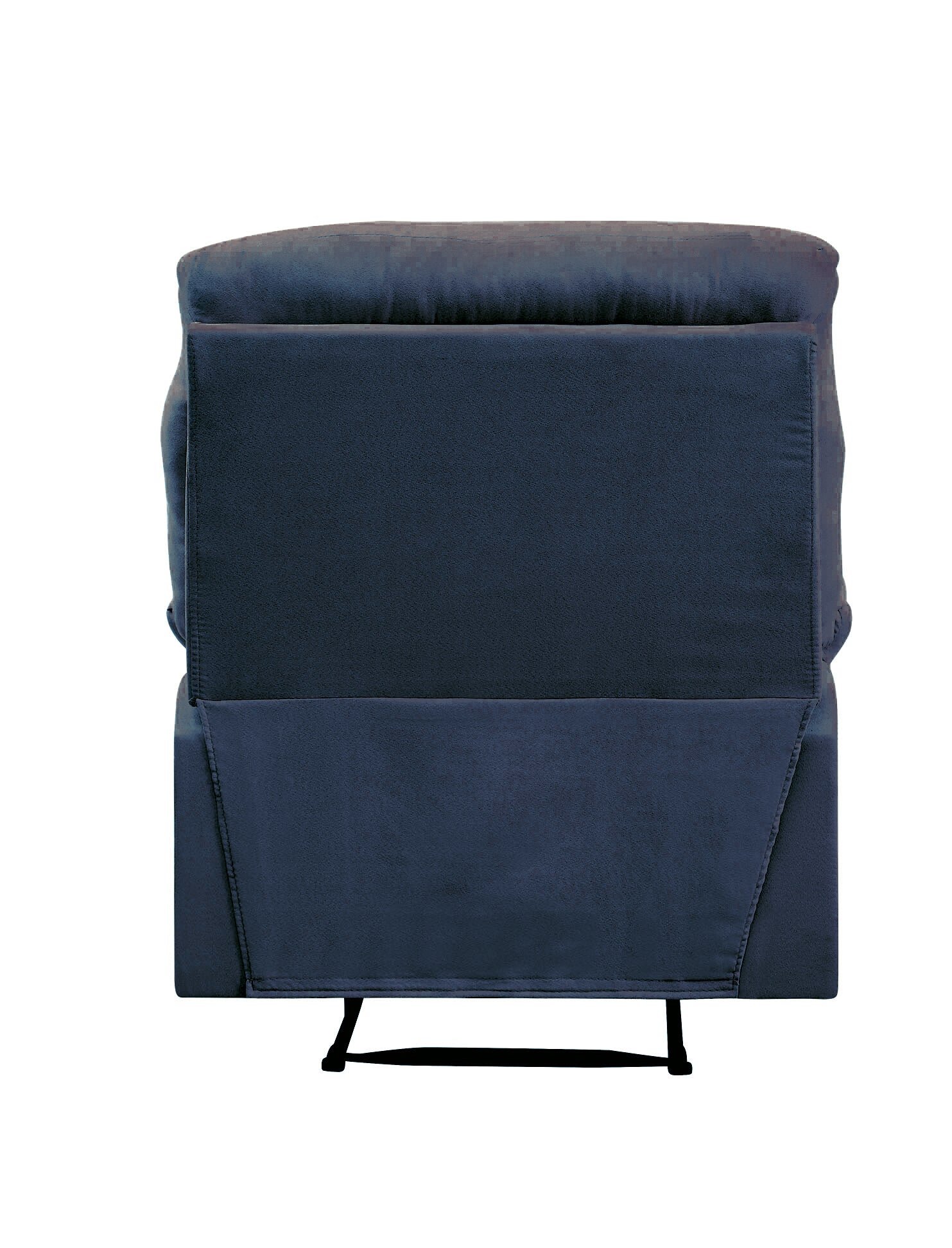 Blue Recliner With Pillow Top Arm Blue Manual Handle Metal Primary Living Space Tight Back Handle Pillow Top Arms Fabric Metal
