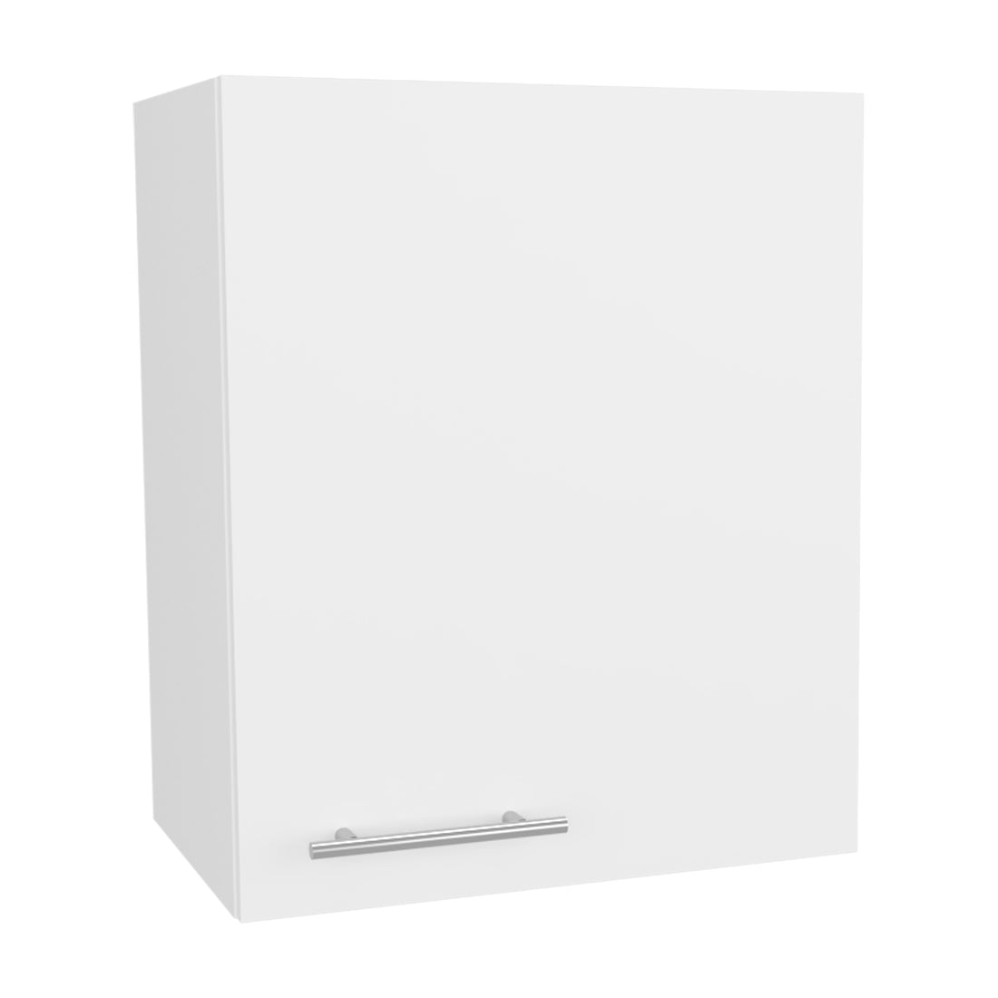 Manchester 20" Wide One Door And Two Shelves Wall Cabinet White Dining Room Modern Particle Board